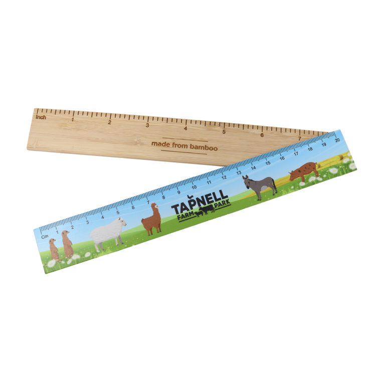 Full Colour Bamboo Ruler